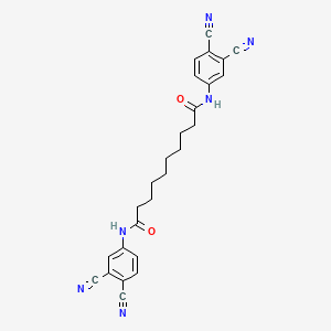 Decanediamide, N,N'-bis(3,4-dicyanophenyl)-