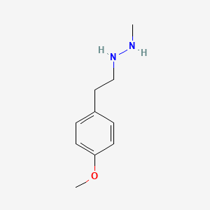 Hydrazine,2-(p-methoxyphenethyl)-1-methyl-