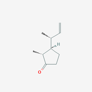 Cyclopentanone, 2-methyl-3-[(1R)-1-methyl-2-propenyl]-, (2R,3R)-(9CI)