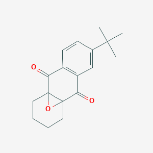 4a,9a-Epoxyanthracene-9,10-dione, 6-(1,1-dimethylethyl)-1,2,3,4-tetrahydro-