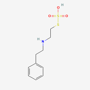 2-(2-Sulfosulfanylethylamino)ethylbenzene