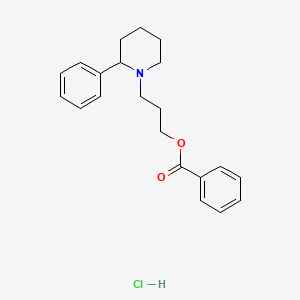 gamma-(2-Phenylpiperidino)propyl benzoate hydrochloride