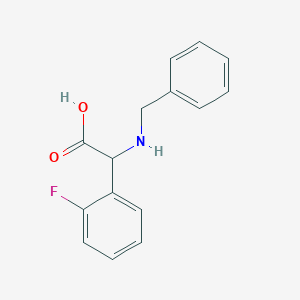 2-(Benzylamino)-2-(2-fluorophenyl)acetic acid