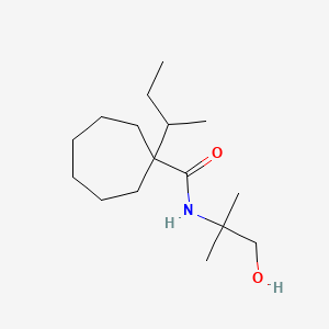 1-sec-Butyl-N-(2'-hydroxy-1',1'-dimethylethyl)cycloheptanecarboxamide