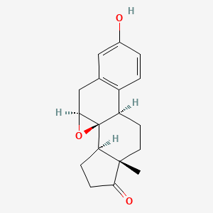 molecular formula C18H20O3 B13795905 (7alpha,8alpha)-7,8-Epoxy-3-hydroxyestra-1,3,5(10)-trien-17-one CAS No. 55056-56-9