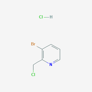 molecular formula C6H6BrCl2N B1379595 3-溴-2-(氯甲基)吡啶盐酸盐 CAS No. 1420800-39-0
