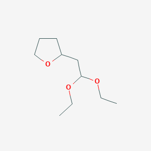molecular formula C10H20O3 B1379597 2-(2,2-二乙氧基乙基)氧杂环丁烷 CAS No. 1803600-42-1