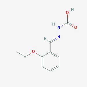 molecular formula C10H12N2O3 B13795977 (2E)-2-(2-Ethoxybenzylidene)hydrazinecarboxylic acid CAS No. 6641-55-0