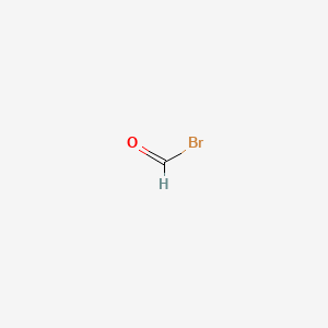 molecular formula CHBrO B13796005 Formyl bromide CAS No. 7726-11-6