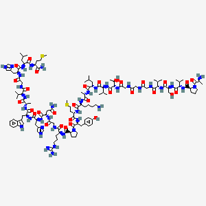 molecular formula C126H198N38O31S2 B13796171 Gastrin releasing peptide,porcine 