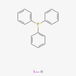 molecular formula C18H16IP B13796210 Triphenylphosphine hydroiodide CAS No. 6396-08-3