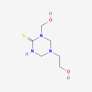 1,3,5-Triazine-2(1H)-thione, tetrahydro-5-(2-hydroxyethyl)-1-(hydroxymethyl)-