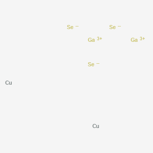 molecular formula Cu2Ga2Se3 B13796318 Digallium;copper;selenium(2-) 