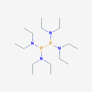 molecular formula C16H40N4P2 B13796377 Tetrakis(diethylamino)diphosphane 