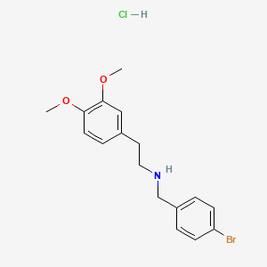 B1379674 N-(4-Bromobenzyl)-2-(3,4-dimethoxyphenyl)ethanamine hydrochloride CAS No. 133344-82-8