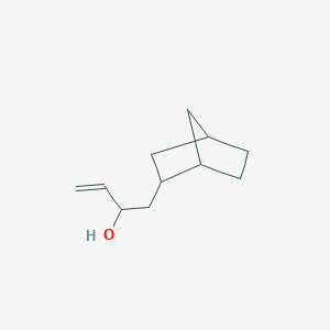molecular formula C11H18O B1379677 1-{双环[2.2.1]庚烷-2-基}丁-3-烯-2-醇 CAS No. 1603534-19-5