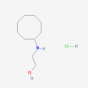 molecular formula C10H22ClNO B1379682 2-(Cyclooctylamino)ethan-1-ol hydrochloride CAS No. 1803567-29-4