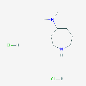 molecular formula C8H20Cl2N2 B1379686 N,N-Dimethyl-4-azepanamine dihydrochloride CAS No. 1242240-28-3