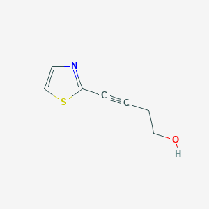 3-Butyn-1-ol, 4-(2-thiazolyl)-