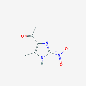 1-(5-methyl-2-nitro-1H-imidazol-4-yl)ethanone