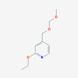 2-Ethoxy-4-[(methoxymethoxy)methyl]pyridine