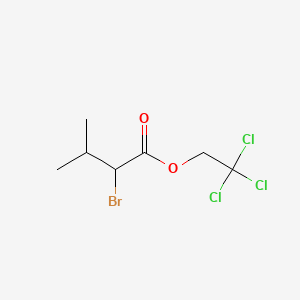 Trichloroethyl 2-bromoisovalerate