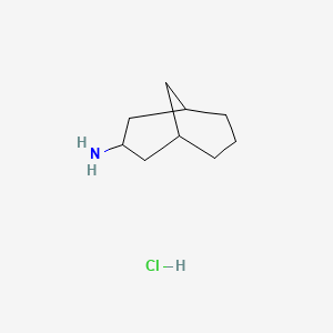 molecular formula C9H18ClN B1379710 双环[3.3.1]壬烷-3-胺盐酸盐 CAS No. 19388-64-8