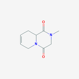 2-Methyl-3,6,9,9a-tetrahydropyrido[1,2-a]pyrazine-1,4-dione