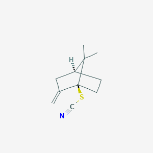 (1S,4S)-7,7-Dimethyl-2-methylidenebicyclo[2.2.1]heptan-1-yl thiocyanate