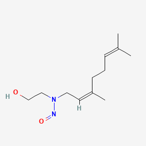 (Z)-2-((3,7-Dimethyl-2,6-octadienyl)nitrosoamino)ethanol