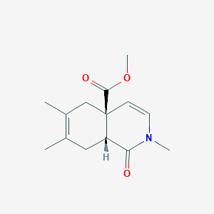 methyl (4aS,8aR)-2,6,7-trimethyl-1-oxo-8,8a-dihydro-5H-isoquinoline-4a-carboxylate