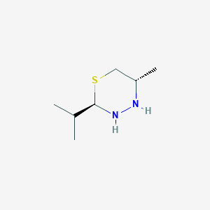 2H-1,3,4-Thiadiazine,tetrahydro-5-methyl-2-(1-methylethyl)-,trans-(9CI)