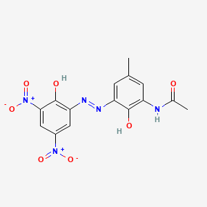 5-(3,5-Dinitro-2-hydroxyphenylazo)-6-hydroxy-m-methylacetanilide