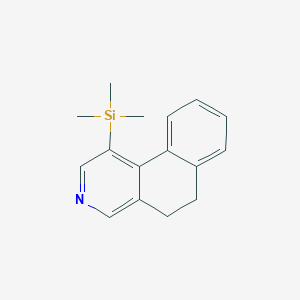 B137973 1-Trimethylsilanyl-5,6-dihydro-benzo[f]isoquinoline CAS No. 131373-01-8