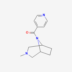 8-Isonicotinoyl-3-methyl-3,8-diazabicyclo(3.2.1)octane