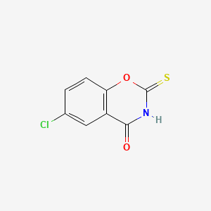 2H-1,3-Benzoxazine-2,4(3H)-dione, 6-chloro-2-thio-