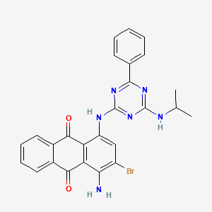 9,10-Anthracenedione, 1-amino-2-bromo-4-[[4-[(1-methylethyl)amino]-6-phenyl-1,3,5-triazin-2-yl]amino]-