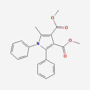 1H-Pyrrole-3,4-dicarboxylic acid, 2-methyl-1,5-diphenyl-, dimethyl ester