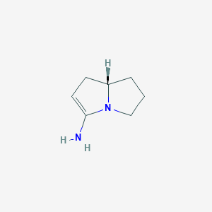 1H-Pyrrolizin-3-amine,5,6,7,7a-tetrahydro-,(S)-(9CI)