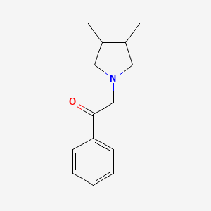 2-(3,4-Dimethyl-1-pyrrolidinyl)-1-phenylethanone