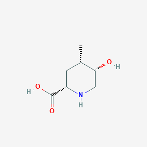 (2S,4S,5S)-5-Hydroxy-4-methylpiperidine-2-carboxylic acid