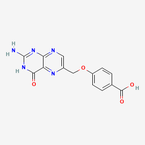 4-[(2-Amino-4-oxo-1,4-dihydropteridin-6-yl)methoxy]benzoic acid