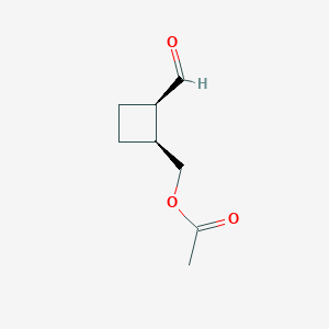 [(1S,2R)-2-formylcyclobutyl]methyl acetate