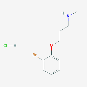 B1379775 [3-(2-Bromophenoxy)propyl]methylamine hydrochloride CAS No. 1609402-76-7