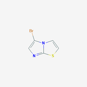 molecular formula C5H3BrN2S B1379779 5-溴咪唑并[2,1-b][1,3]噻唑 CAS No. 67088-53-3