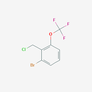 B1379787 2-Bromo-6-(trifluoromethoxy)benzyl chloride CAS No. 1393442-62-0