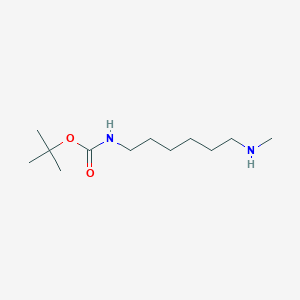 molecular formula C12H26N2O2 B1379788 叔丁基 N-[6-(甲基氨基)己基]氨基甲酸酯 CAS No. 1013915-06-4