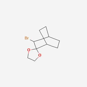 Spiro[bicyclo[2.2.2]octane-2,2'-[1,3]dioxolane], 3-bromo-