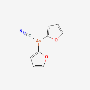 Arsine, cyanodi(2-furyl)-