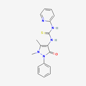 Urea, 1-(4-antipyrinyl)-3-(2-pyridyl)-2-thio-